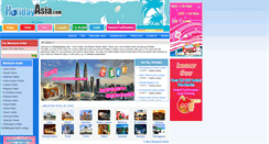 Desktop Screenshot of holidayasia.com