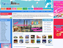 Tablet Screenshot of holidayasia.com
